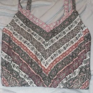 Chevron print, size medium, tank top.